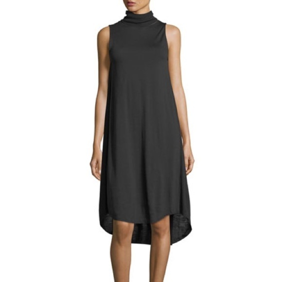 rag & bone | Black Sleeveless Nova Dress Size Medium Wool Silk Blend - Picture 1 of 8